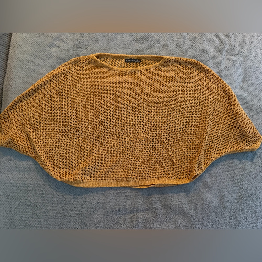 Black Tape Mustard Knit Top